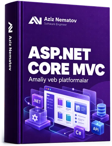«ASP.NET Core MVC: amaliy platformalar» kursi muqovasi