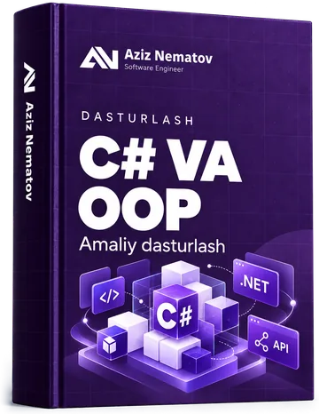 «C# va OOP: amaliy dasturlash» kursi muqovasi