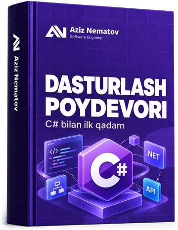 «Dasturlash poydevori» kursi muqovasi