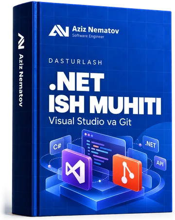 «.NET ish muhiti: Visual Studio va Git» kursi muqovasi