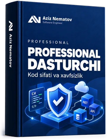 «Professional dasturchi» kursi muqovasi